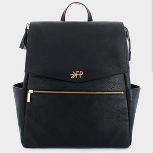 Freshly Picked Classic Diaper Bag NEVER USED w/ matching stroller clips